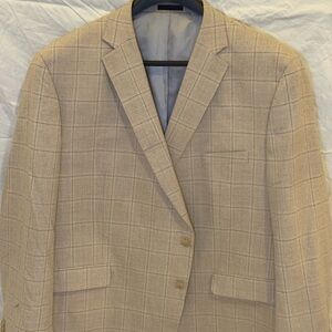 Michael Kors Beige Checkered Blazer